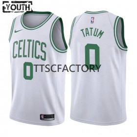 Dres Boston Celtics Jayson Tatum 0 Nike 2022-23 Association Edition Bijela Swingman - Dječji
